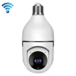 DP17 2.0 Million Pixels Single Light Source Smart Dual-band WiFi 1080P HD Outdoor Network Light Bulb Camera, Support Infrared Night Vision & Two-way Audio & Motion Detection & TF Card