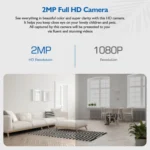 DP17 2.0 Million Pixels Dual Light Source Smart Dual-band WiFi 1080P HD Outdoor Network Light Bulb Camera, Support Infrared Night Vision & Two-way Audio & Motion Detection & TF Card - Image 5