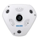 ESCAM Shark QP180 960P 360 Degrees Fisheye Lens 1.3MP WiFi IP Camera, Support Motion Detection / Night Vision, IR Distance: 10m - Image 2