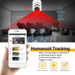 ESCAM PT208 1080P HD Light Bulb WiFi Camera, Support Motion Detection, Two-way Audio, Night Vision, TF Card - Image 8