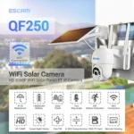 ESCAM QF250 HD 1080P WiFi Solar Panel IP Camera, Support Motion Detection / Night Vision / TF Card / Two-way Audio - Image 4