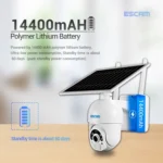 ESCAM QF250 HD 1080P WiFi Solar Panel IP Camera, Support Motion Detection / Night Vision / TF Card / Two-way Audio - Image 5