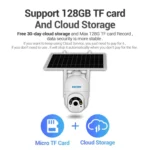 ESCAM QF250 HD 1080P WiFi Solar Panel IP Camera, Support Motion Detection / Night Vision / TF Card / Two-way Audio - Image 9