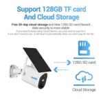 ESCAM QF290 HD 1080P WiFi Solar Panel IP Camera, Support Motion Detection / Night Vision / TF Card / Two-way Audio - Image 8