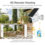 ESCAM QF490 HD 1080P 4G Solar Panel IP Camera, US / AU Version - Image 4