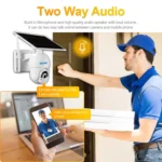 ESCAM QF450 HD 1080P 4G US Version Solar Powered IP Camera with 32G Memory, Support Two-way Audio & PIR Motion Detection & Night Vision & TF Card - Image 9