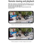 VESAFE Y4P Outdoor HD 1080P Solar Power Security IP Camera, Support Motion Detection & PIR Wake up, IP66 Waterproof - Image 5