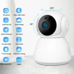 YT24 V380 1.0MP Pan-tilt IP Camera WiFi Smart Security Camera, Support TF Card / Two-way Audio / Motion Detection / Night Vision - Image 2