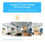 YT24 V380 1.0MP Pan-tilt IP Camera WiFi Smart Security Camera, Support TF Card / Two-way Audio / Motion Detection / Night Vision - Image 5