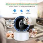 YT50-2 3.0MP 360 Rotation IP Camera WiFi Smart Security Camera, Support TF Card / Two-way Audio / Motion Detection / Night Vision - Image 4