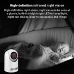 YT64 ICSEE 1080P Pan-tilt WiFi Smart IP Camera, Support TF Card / Two-way Audio / Motion Detection / Night Vision - Image 4