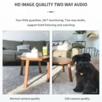 CAMSOY S20 1080P WiFi Wireless Network Action Camera Wide-angle Recorder with Mount - Image 4