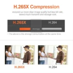 ESCAM QF218 1080P Pan / Tilt AI Humanoid Detection IP66 Waterproof WiFi IP Camera, Support ONVIF / Night Vision / TF Card / Two-way Audio, US Plug - Image 8