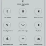 CAMSOY S30 1080P Long Battery Life WiFi Wireless Network Action Camera Wide-angle Recorder with Mount - Image 7