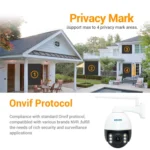 ESCAM Q5068 H.265 5MP Pan / Tilt / 4X Zoom WiFi Waterproof IP Camera, Support ONVIF Two Way Talk & Night Vision, AU Plug - Image 12