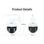 ESCAM Q5068 H.265 5MP Pan / Tilt / 4X Zoom WiFi Waterproof IP Camera, Support ONVIF Two Way Talk & Night Vision, AU Plug - Image 5