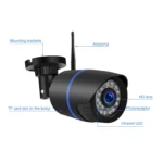Q4 2.0 Million Pixels 1080P HD Wireless IP Camera, Support Motion Detection & Two-way Audio & Infrared Night Vision & TF Card, US Plug - Image 3