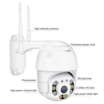 QX21 1080P HD WiFi IP Camera, Support Night Vision & Motion Detection & Two Way Audio & TF Card, AU Plug - Image 3