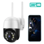QX29 3.0MP HD WiFi IP Camera, Support Night Vision & Motion Detection & Two Way Audio & TF Card, AU Plug - Image 2