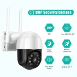 QX29 3.0MP HD WiFi IP Camera, Support Night Vision & Motion Detection & Two Way Audio & TF Card, AU Plug - Image 4