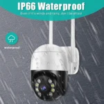 QX29 3.0MP HD WiFi IP Camera, Support Night Vision & Motion Detection & Two Way Audio & TF Card, AU Plug - Image 6