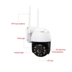 QX36 1080P 3.0MP 3.6mm Lens IP65 Waterproof PTZ 360 Degree Rotating WIFI Camera - Image 2
