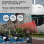 QX36 1080P 3.0MP 3.6mm Lens IP65 Waterproof PTZ 360 Degree Rotating WIFI Camera - Image 8