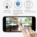 QX41 1080P 2.0MP Dual Lens IP66 Waterproof Panoramic PTZ WIFI Camera, Support Day and Night Full Color & Two-way Voice Intercom & Smart Alarm & Video Playback & 128GB TF Card, AU Plug - Image 12
