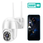 QX43-2 1080P 2.0MP Lens IP66 Waterproof PTZ Rotating WIFI Camera, Support Infrared Night Vision & Two-way Voice Intercom & Motion Detection & 128GB TF Card, AU Plug - Image 2