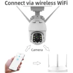 T21 1080P HD Solar Wireless IP Camera, Support Motion Detection & Infrared Night Vision & TF Card - Image 7