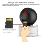 YT46 HD Wireless Indoor Network Shaking Head Camera, Support Motion Detection & Infrared Night Vision & Micro SD Card, AU Plug - Image 4