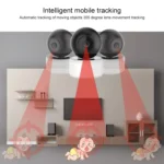 YT46 HD Wireless Indoor Network Shaking Head Camera, Support Motion Detection & Infrared Night Vision & Micro SD Card, AU Plug - Image 9