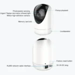 YT47 HD Wireless Indoor Network Shaking Head Camera, Support Motion Detection & Infrared Night Vision & Micro SD Card, AU Plug - Image 4