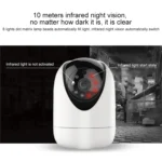 YT47 HD Wireless Indoor Network Shaking Head Camera, Support Motion Detection & Infrared Night Vision & Micro SD Card, AU Plug - Image 6