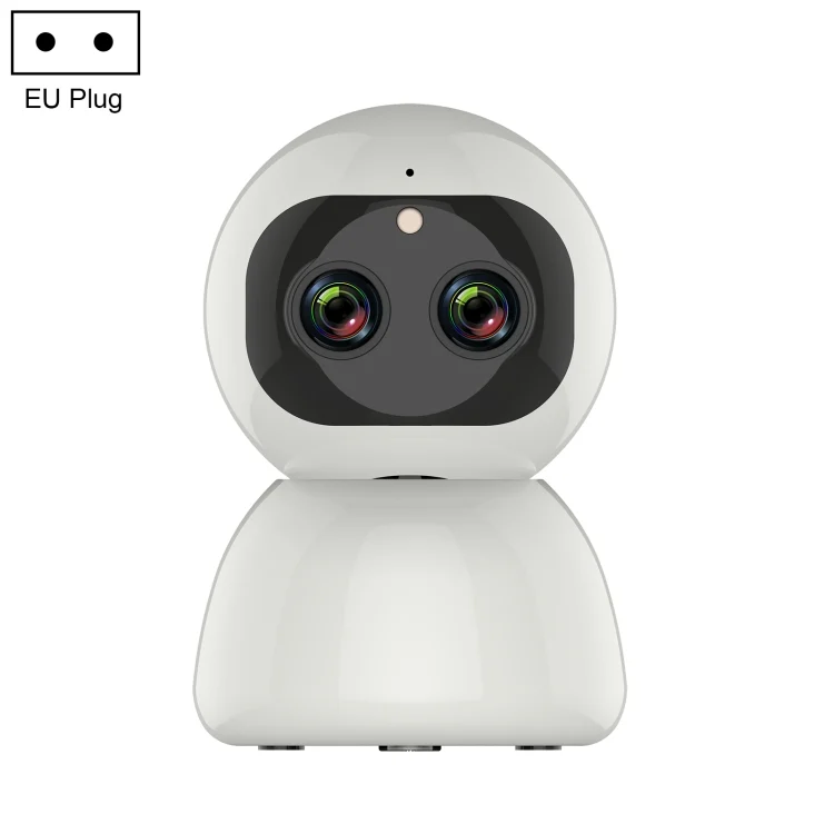 YT48 HD Wireless Indoor Network Shaking Head Binocular Camera, Support Motion Detection & Infrared Night Vision & Micro SD Card, AU Plug