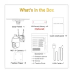 ESCAM QF280 HD 1080P IP66 Waterproof WiFi Solar Panel PT IP Camera without Battery, Support Night Vision / Motion Detection / TF Card / Two Way Audio - Image 17