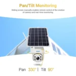 ESCAM QF280 HD 1080P IP66 Waterproof WiFi Solar Panel PT IP Camera with Battery, Support Night Vision / Motion Detection / TF Card / Two Way Audio - Image 11