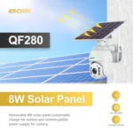 ESCAM QF280 HD 1080P IP66 Waterproof WiFi Solar Panel PT IP Camera with Battery, Support Night Vision / Motion Detection / TF Card / Two Way Audio - Image 12