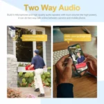 ESCAM QF280 HD 1080P IP66 Waterproof WiFi Solar Panel PT IP Camera with Battery, Support Night Vision / Motion Detection / TF Card / Two Way Audio - Image 15