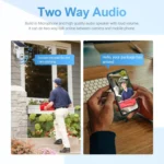 ESCAM QF480 EU Version HD 1080P IP66 Waterproof 4G Solar Panel PT IP Camera without Battery, Support Night Vision / Motion Detection / TF Card / Two Way Audio - Image 11