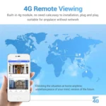 ESCAM QF480 US Version HD 1080P IP66 Waterproof 4G Solar Panel PT IP Camera with Battery, Support Night Vision / Motion Detection / TF Card / Two Way Audio - Image 6