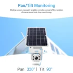 ESCAM QF480 US Version HD 1080P IP66 Waterproof 4G Solar Panel PT IP Camera with Battery, Support Night Vision / Motion Detection / TF Card / Two Way Audio - Image 7