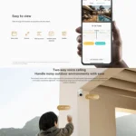 Original Xiaomi CW300 4MP Outdoor Camera IP66 Waterproof Full Color Night Vision WiFi Camera, US Plug - Image 8