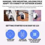 Original Xiaomi CW700S Outdoor Camera 4MP Full Color Night Vision WiFi Camera, US Plug - Image 18