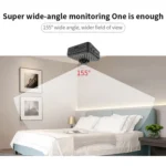 W18 1080P HD WiFi Smart Mini Security Camera, Support 155 Degrees Wide Angle & Motion Detection & Infrared Night Vision & TF Card - Image 10
