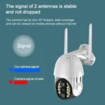 Q20 Outdoor Mobile Phone Remotely Rotate Wireless WiFi HD Camera, Support Three Modes of Night Vision & Motion Detection Video / Alarm & Recording, UK Plug - Image 15