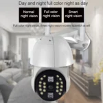 Q20 Outdoor Mobile Phone Remotely Rotate Wireless WiFi HD Camera, Support Three Modes of Night Vision & Motion Detection Video / Alarm & Recording, UK Plug - Image 4