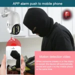 Q20 Outdoor Mobile Phone Remotely Rotate Wireless WiFi HD Camera, Support Three Modes of Night Vision & Motion Detection Video / Alarm & Recording, UK Plug - Image 6