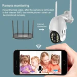 Q20 Outdoor Mobile Phone Remotely Rotate Wireless WiFi HD Camera, Support Three Modes of Night Vision & Motion Detection Video / Alarm & Recording, UK Plug - Image 7