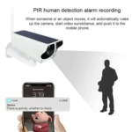 T1-2 2 Megapixel WiFi Version IP67 Waterproof Solar HD Monitor Camera without Battery & Memory, Support Infrared Night Vision & Motion Detection / Alarm & Voice Intercom & Mobile Surveillance - Image 4